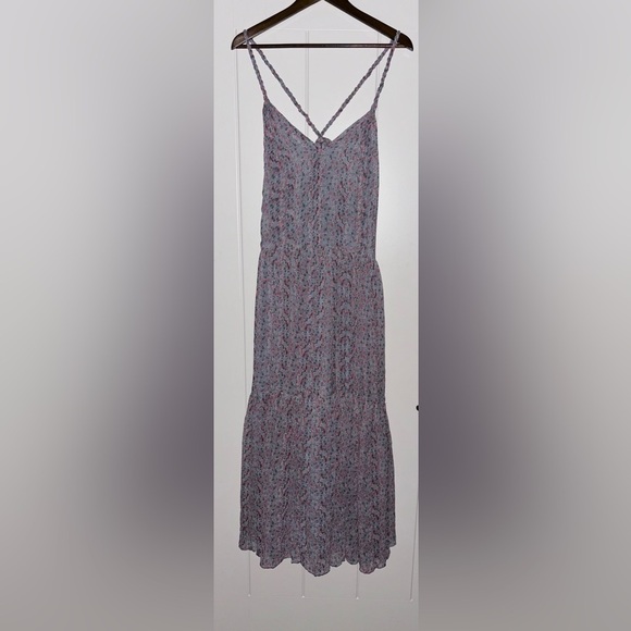 Astr The Label Eartha Floral‎ Backless Twisted Straps Women Medium Maxi Dress - Picture 1 of 7